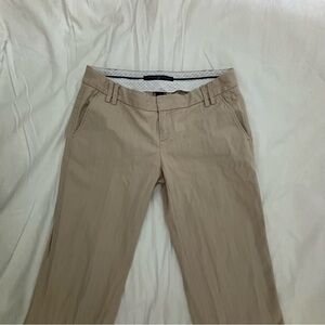gap beige bootleg pants
